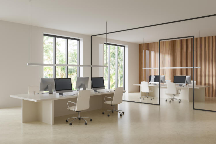 commercial agency office interior - mullucks